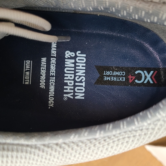 Johnston and Murphy Men's Classic Wingtip Oxford Dress Shoes,Size:11 Color: Grey - Picture 12 of 16